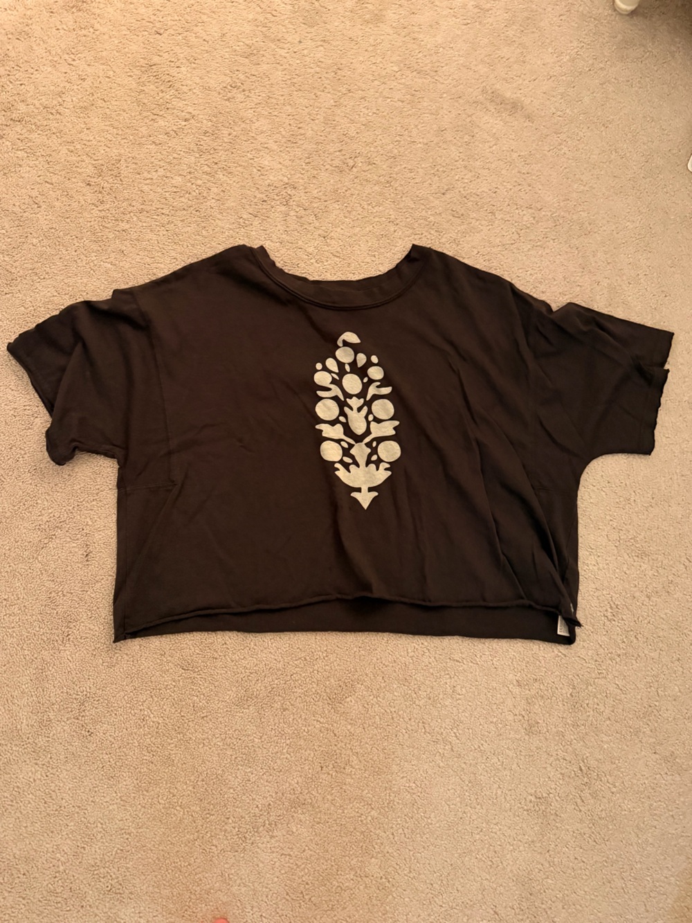 Free people movement cropped tee
